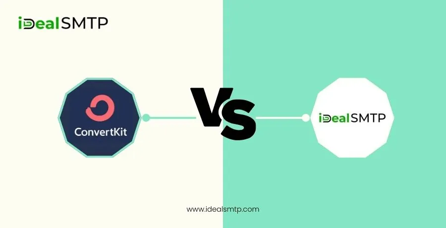 ConvertKit vs iDealSMTP- Email & SMTP Services Comparison